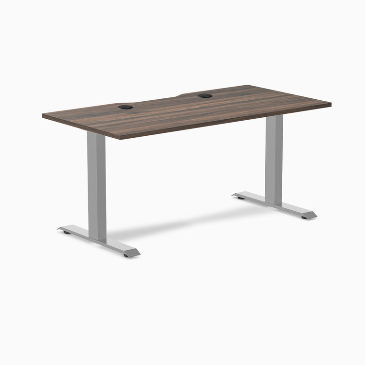Desky Zero Scalloped Laminate Office Desk