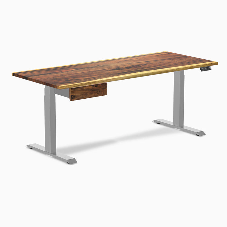Desky Dual Hardwood Standing Desk With Drawer-Desky®