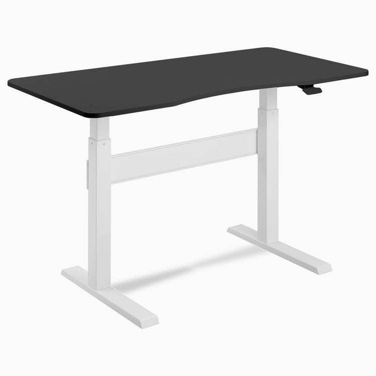 Desky air lift black top white legs
