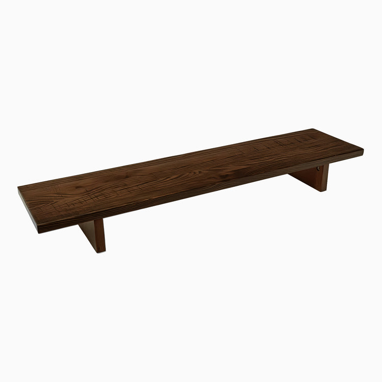 desky wooden monitor stand - american rustic pine
