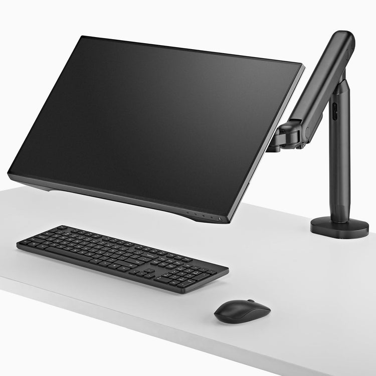 Desky flexi monitor arm movement