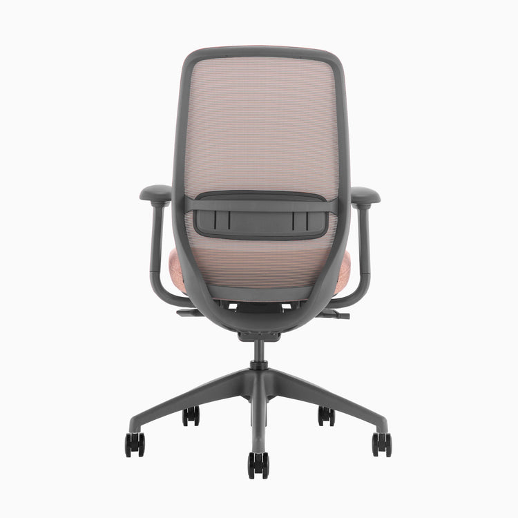 Desky coilflex office chair in peach
