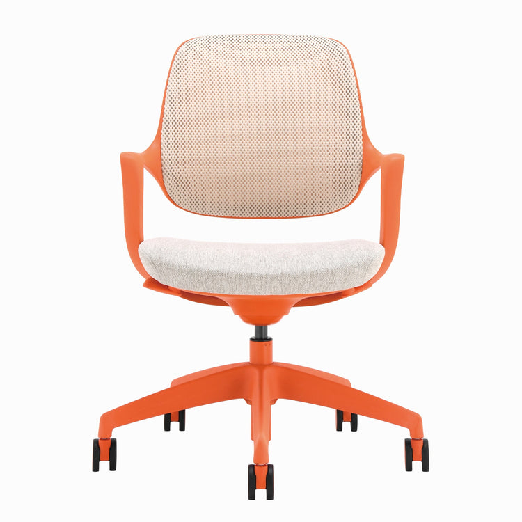 Ergonomic desk chair in orange - Desky