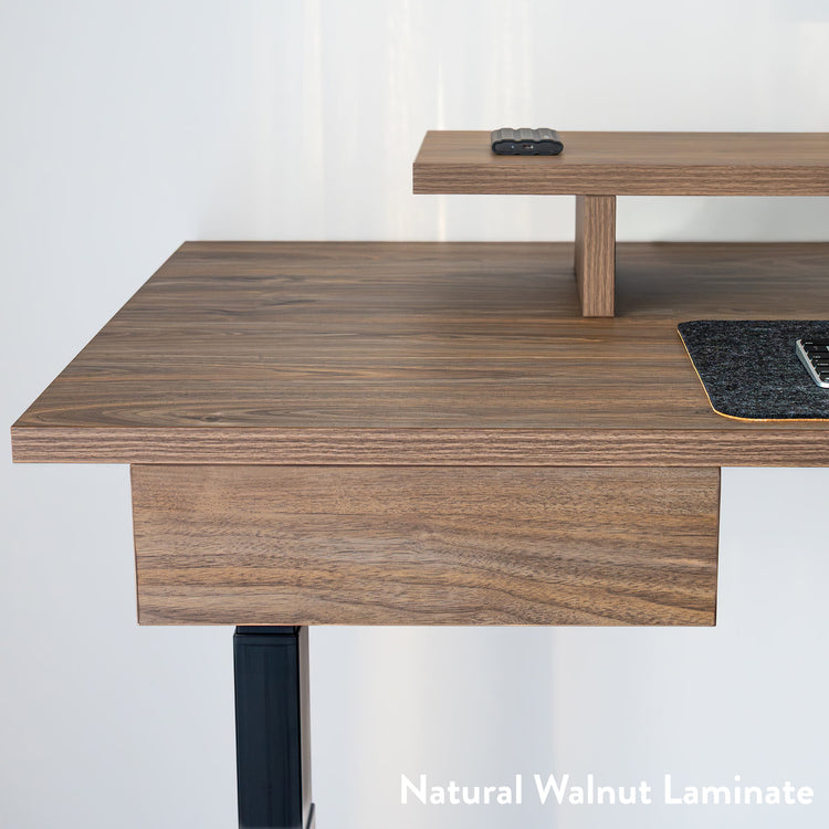 Under Desk Drawer Natural Walnut Laminate