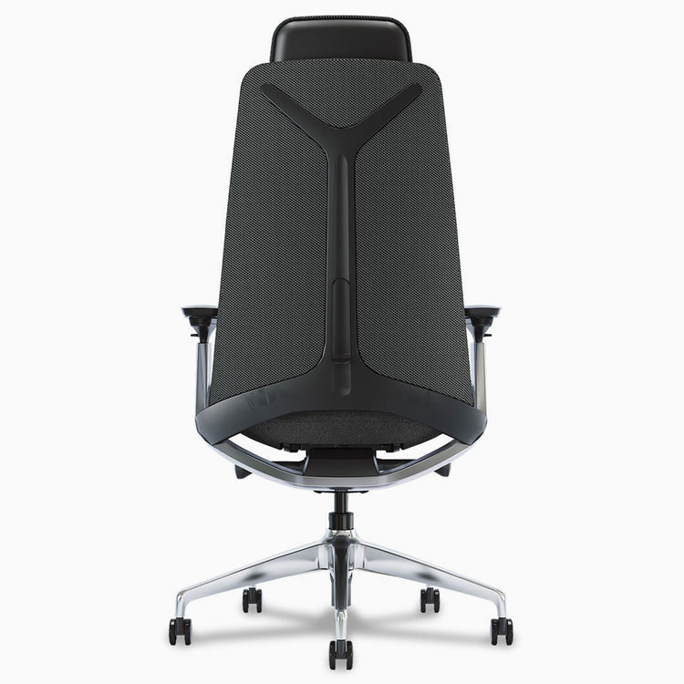Pinnacle executive office chair black polished variant - Desky