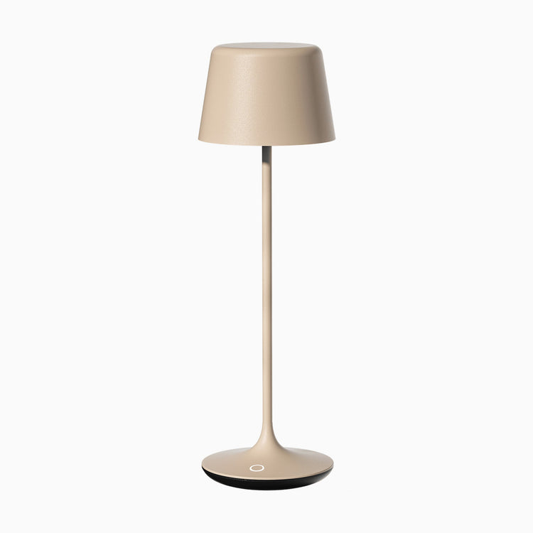 Desky silhouette cordless desk lamp in sand