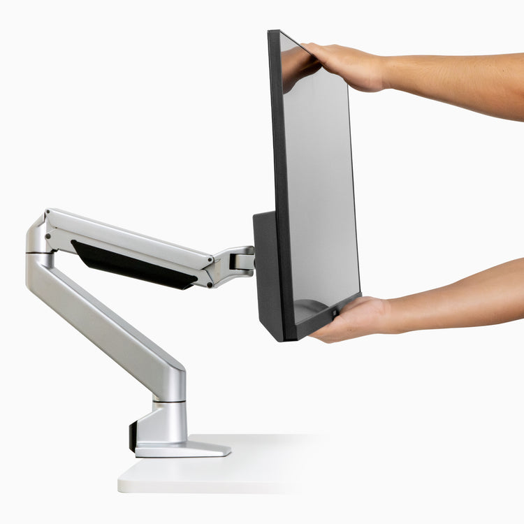 Ergonomic single monitor arm - Desky