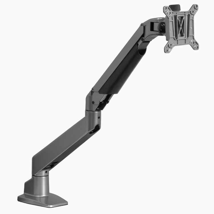 Space grey single monitor arm