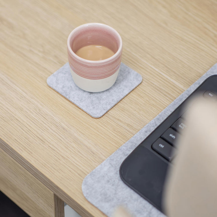 Light Grey Drink Coaster