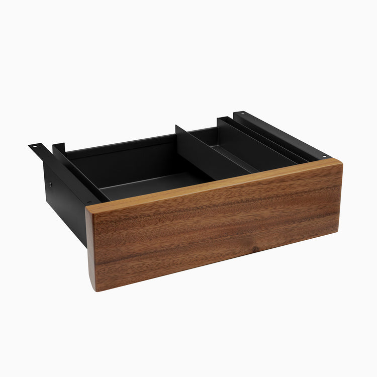 saman hardwood drawer in black frame
