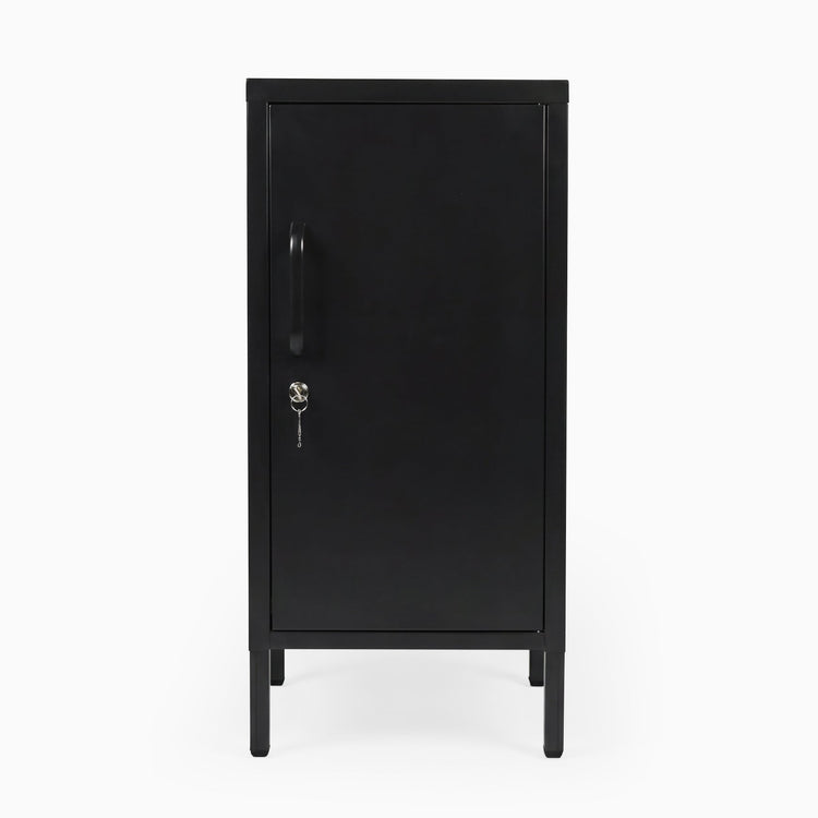 Desky Sidekick metal locker in black