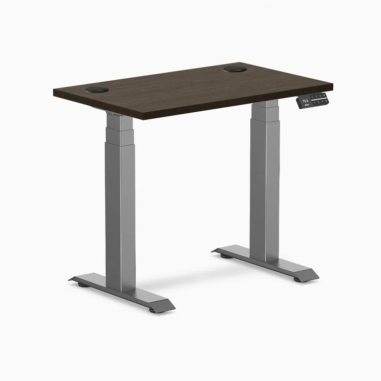 Desky Dual Mini Bamboo Sit Stand Desk