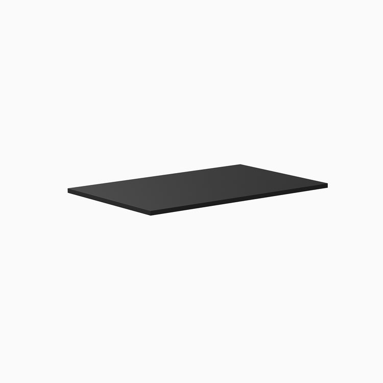 Desky Laminate Desk Tops - black 1200mm straight