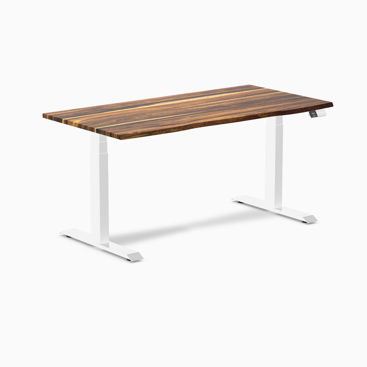 Dual hardwood pheasantwood standing desk - Desky