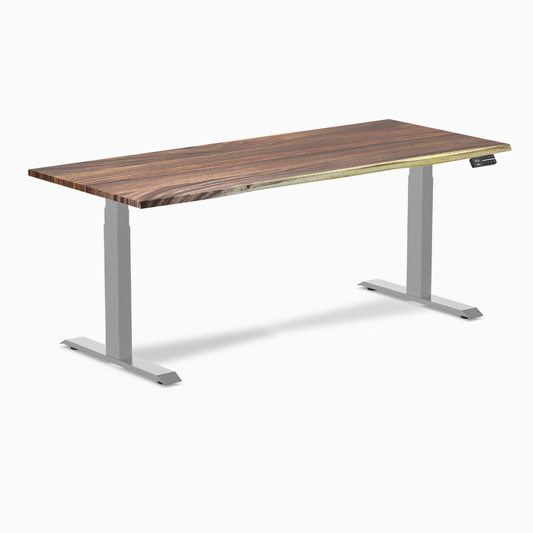 Dual hardwood saman standing desk - Desky
