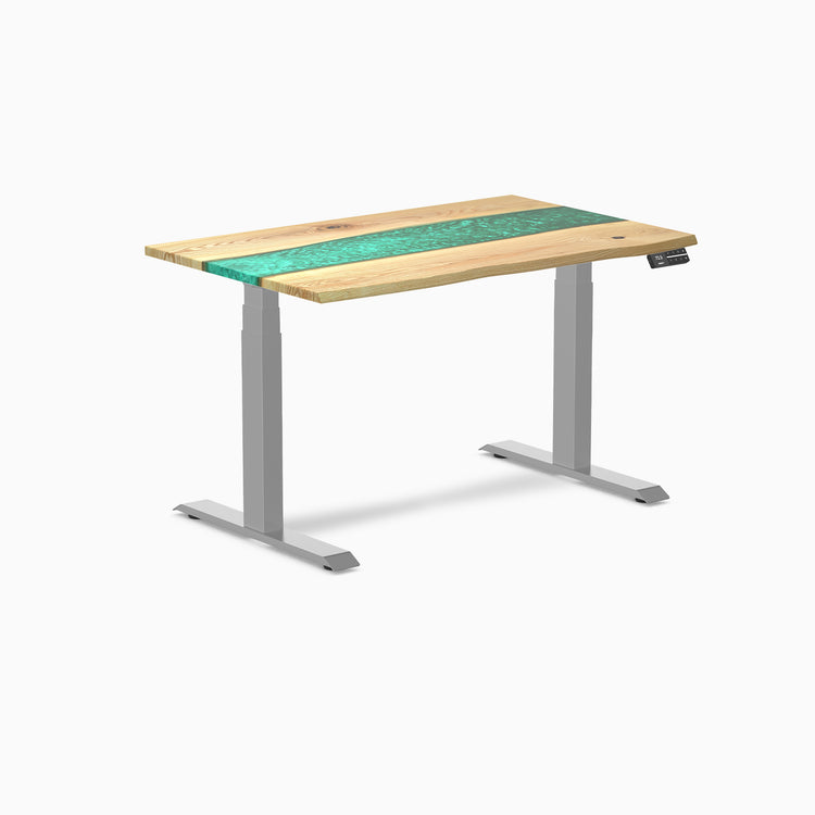 Desky dual resin ash emerald river 1200mm in gray
