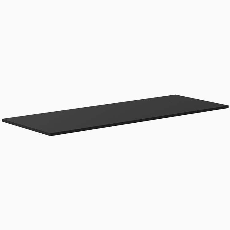 Desky Laminate Desk Tops - black 2000mm straight