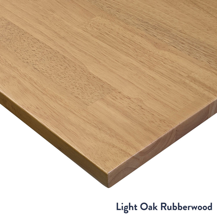 Desky Dual Mini Rubberwood Sit Stand Desk Walnut-Desky®