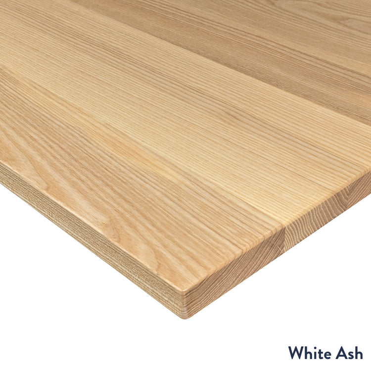 hardwood l-shaped desk