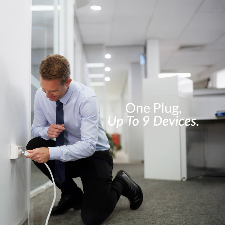 One plug for all devices standing desk