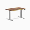 Desky Dual Hardwood Sit Stand Desk - Saman 1200 mm grey frame