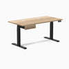 Desky Dual Hardwood Standing Desk With Drawer image 153