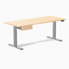 Desky Dual Hardwood Standing Desk With Drawer image 118