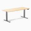 Desky Dual Hardwood Sit Stand Desk image 181