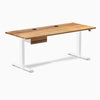 Desky Dual Hardwood Standing Desk With Drawer image 107