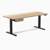Desky Dual Hardwood Standing Desk With Drawer image 157