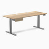 Desky Dual Hardwood Standing Desk With Drawer image 156