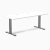 Desky Zero Scalloped Laminate Office Desk image 158