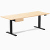 Desky Dual Hardwood Standing Desk With Drawer image 125