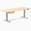 Desky Dual Hardwood Standing Desk With Drawer image 122