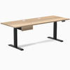 Desky Dual Hardwood Standing Desk With Drawer image 161