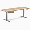 Desky Dual Hardwood Standing Desk With Drawer image 160