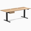 Desky Dual Hardwood Standing Desk With Drawer image 173