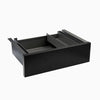 minimal under desk drawer black in space grey frame