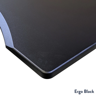 Desky Black Ergo Edge Desktop