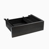 dark bamboo minimal drawer in black frame