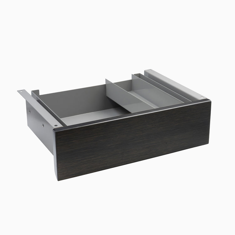dark bamboo minimal drawer in grey frame