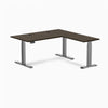 Desky Bamboo L-Shape Sit Stand Desk image 29
