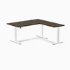 Desky Bamboo L-Shape Sit Stand Desk image 28
