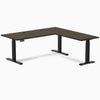 Desky Bamboo L-Shape Sit Stand Desk image 33