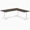 Desky Bamboo L-Shape Sit Stand Desk image 31