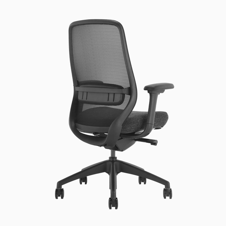 Black minimalist office chair 