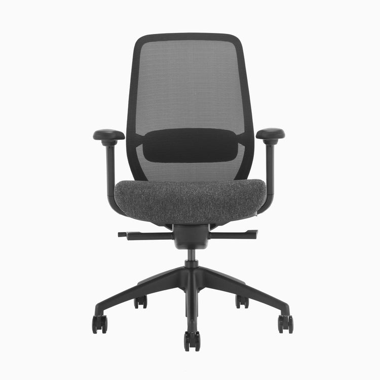 Black coilflex office chair