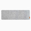desky cork felt desk pad light grey colour