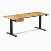 Desky Dual Hardwood Standing Desk With Drawer image 202