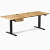 Desky Dual Hardwood Standing Desk With Drawer image 206